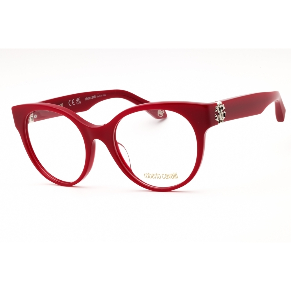 Roberto Cavalli VRC027M Eyeglasses Red Acetate Round